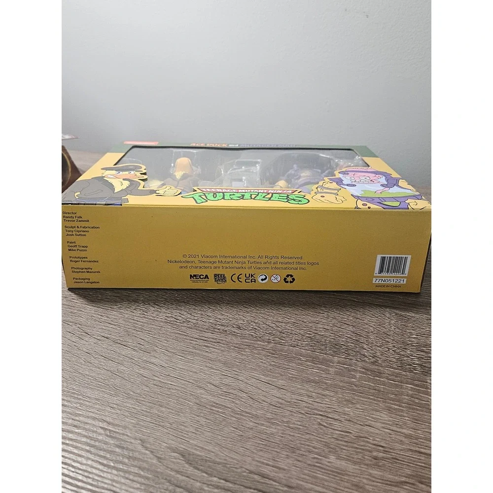 NECA TMNT Ace Duck and Mutagen Man Action Figure 2-Pack Nickelodeon New